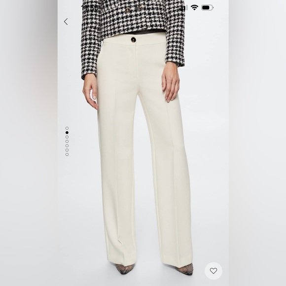 Mango flowy palazzo pants ,Size 2 - Picture 2 of 5